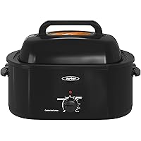 30lb 26-Quart Roaster Oven, Electric Roaster Oven with Viewing Lid, Sunvivi Turkey Roaster with Unique Defrost/Warm Function,