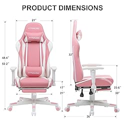 GTRACING Gaming Chair with Footrest, Ergonomic