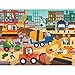 Petit Collage Floor Puzzle Construction Site 24 Pieces | Large Puzzle for Kids | Completed Puzzle 18