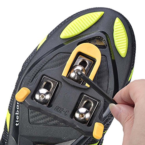 INNKER 1 Pair Road Bike Cleats 6 Degree Float Pedal Cleats with Wrench Road Bike Pedals Bicycle Cleats Self Locking For Shimano SH-11 SPD-SL System Shoes