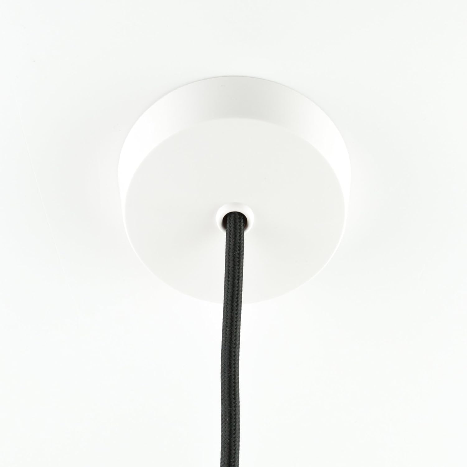 Deckenbaldachin Aus Duroplast Bakelit Optik Mit Anschlussblock Weiss Amazon De Beleuchtung