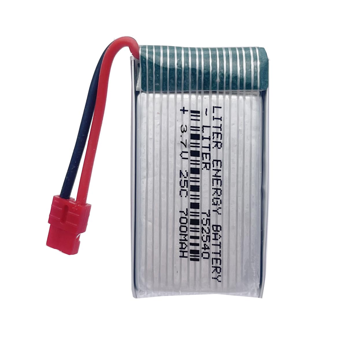 Photo 1 of 3.7V 700mAh 25C 752540 Rechargeable Lipo Battery with Sima Plug for X5C CX30 skytech M68 BBS 868 Quadcopter RC Drone Spare Parts