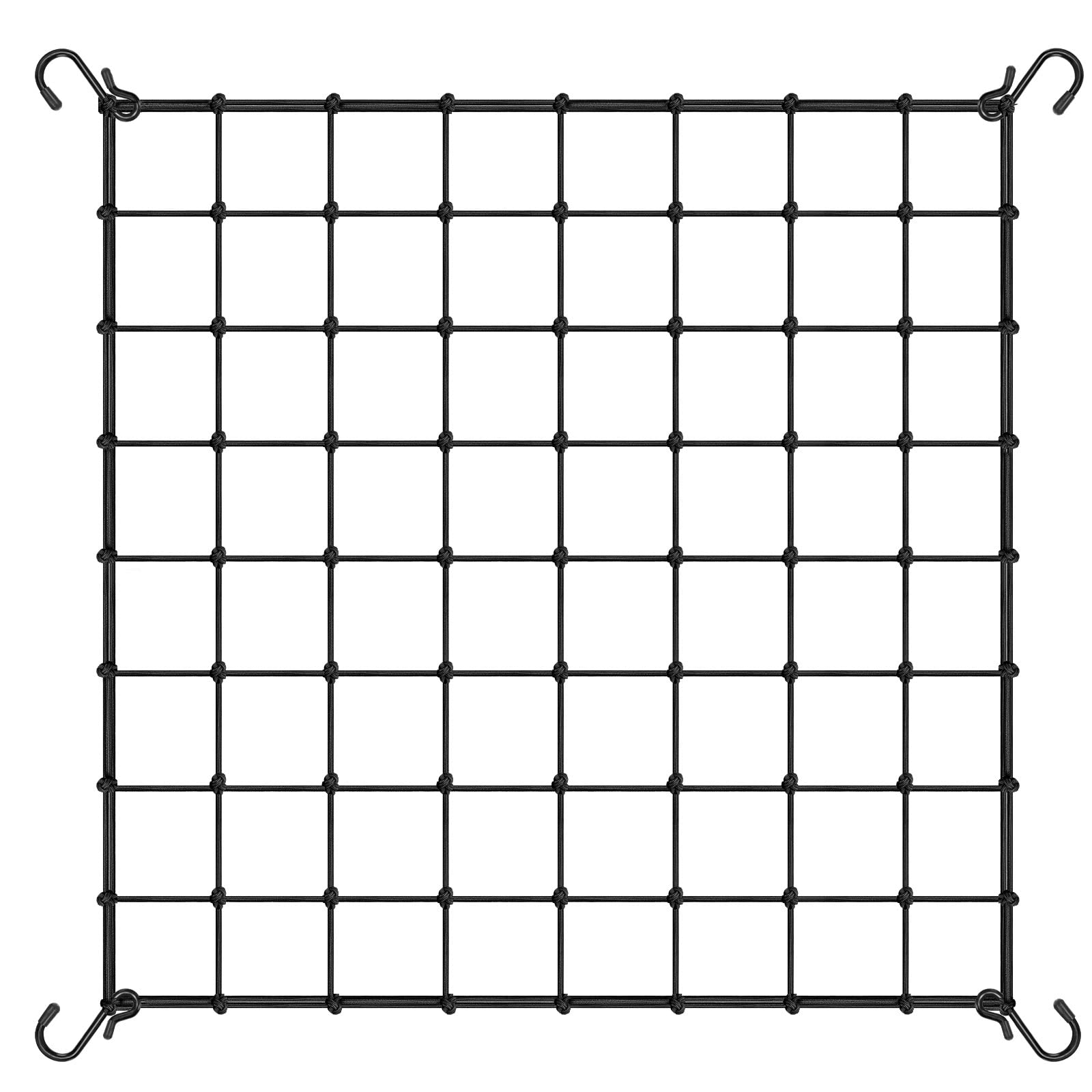 VIVOSUN Garden Netting 120 x 120 cm, Elastic Trellis Net with 4 Hooks for Climbing Plants Vegetables Fruits and Flowers