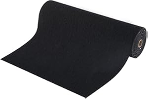 Uranshin Cat Scratch Mat,Trimmable Self-Adhesive Cat Scratch Furniture Protector Cat Scratching Post Carpet Covered 78.7"x15.8" Cat Couch Protector from Cat Claws (Black)