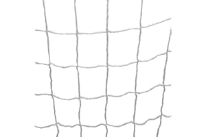Lwuey Soccer Goal Net, Sports Twisted Net Post Netting Portable Football Replacement Field Equipment Foldable Polyethylene Rope for Backyard Daily Practice Match Training Shooting Aid with Carry Bag