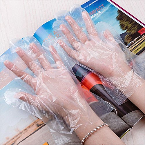 image for Wattern 100 Pcs/1000 Pcs Polyethylene BBQ Household Disposable Gloves 