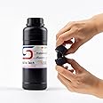 Siraya Tech Tenacious Flex 3D Print Resin More Flexible 405nm UV-Curing Resin with Faster Rebound High Impact Resistance High Precision Tough Standard Resin for LCD DLP 3D Printing (500g, Flex Black)