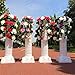Elegant Wedding Roman Column Set Pillars Decoration Party Flower Pot Columns Decor Roman Columns for Weddings(1 Pair)