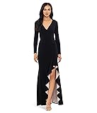 Xscape Long Ity Long Sleeve Contrast Lining