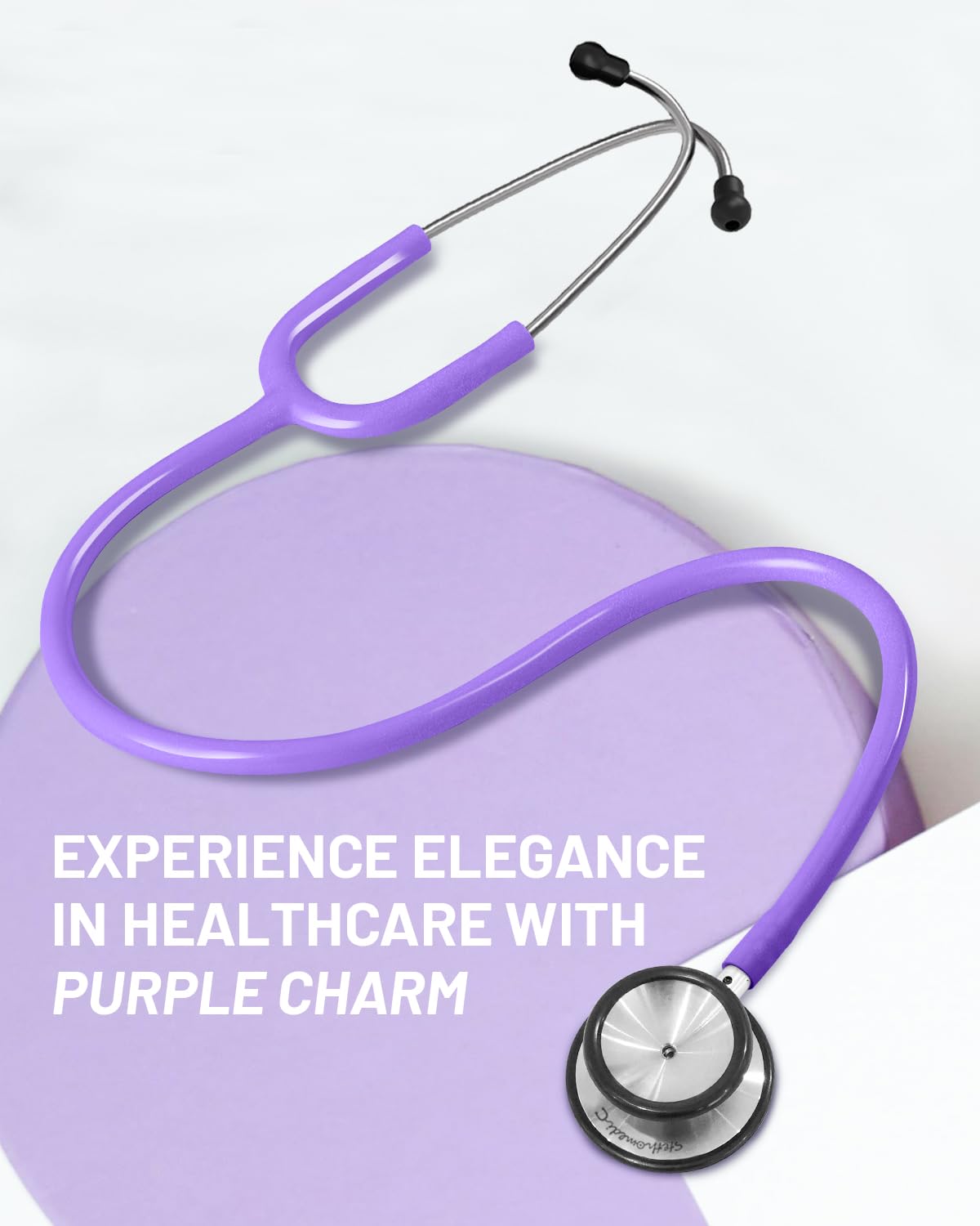 FriCARE Purple Stethoscopes For Nurses, Classic Dual Head Stethoscope