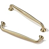 TUNNY 10 Pack Cabinet Handles-5"/128mm Screw Spacing Champagne Bronze Furniture Hardware Handles for Kitchen Cabinets Bedroom