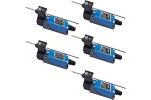 yusheng Momentary Limit Switch Travel Switch,Yusheng 5-Packs ME-8107 Adjustable Rod Lever Arm Limit Switch 1NC+1NO for CNC Mill 3D Printer Door Switch (ME-8107 Adjustable Rod Lever Arm, 5PCS)