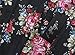 Alivila.Y Fashion Womens Sexy Vintage Floral Denim Corset 2767-Black-L