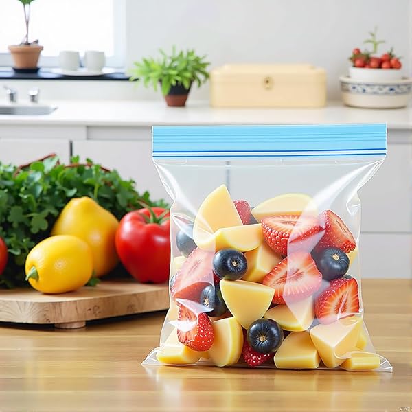 NANSIKE SANDWICH BAGS AND SNACK PACKS, ZIP SEAL FOOD STORAGE BAGS, EASY OPENING, MADE WITHOUT PFAS AND BPA EASY TO FILL FOR LUNCH SUITABLE FOR HOME AND TRAVELLING 300 BAGS