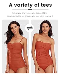 Shuangyu Tankini Bathing Suits for Women Plus Size