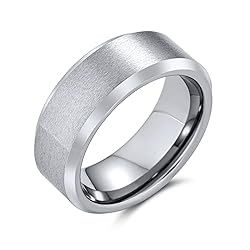 Wide Polished Beveled Edge Brushed Matte Couples