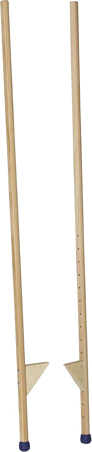 pedalo Stelzen 170 cm I 120 kg belastbar I Profi-Stelze I Antirutsch Holzstelzen I Kinder bis Erwachsene