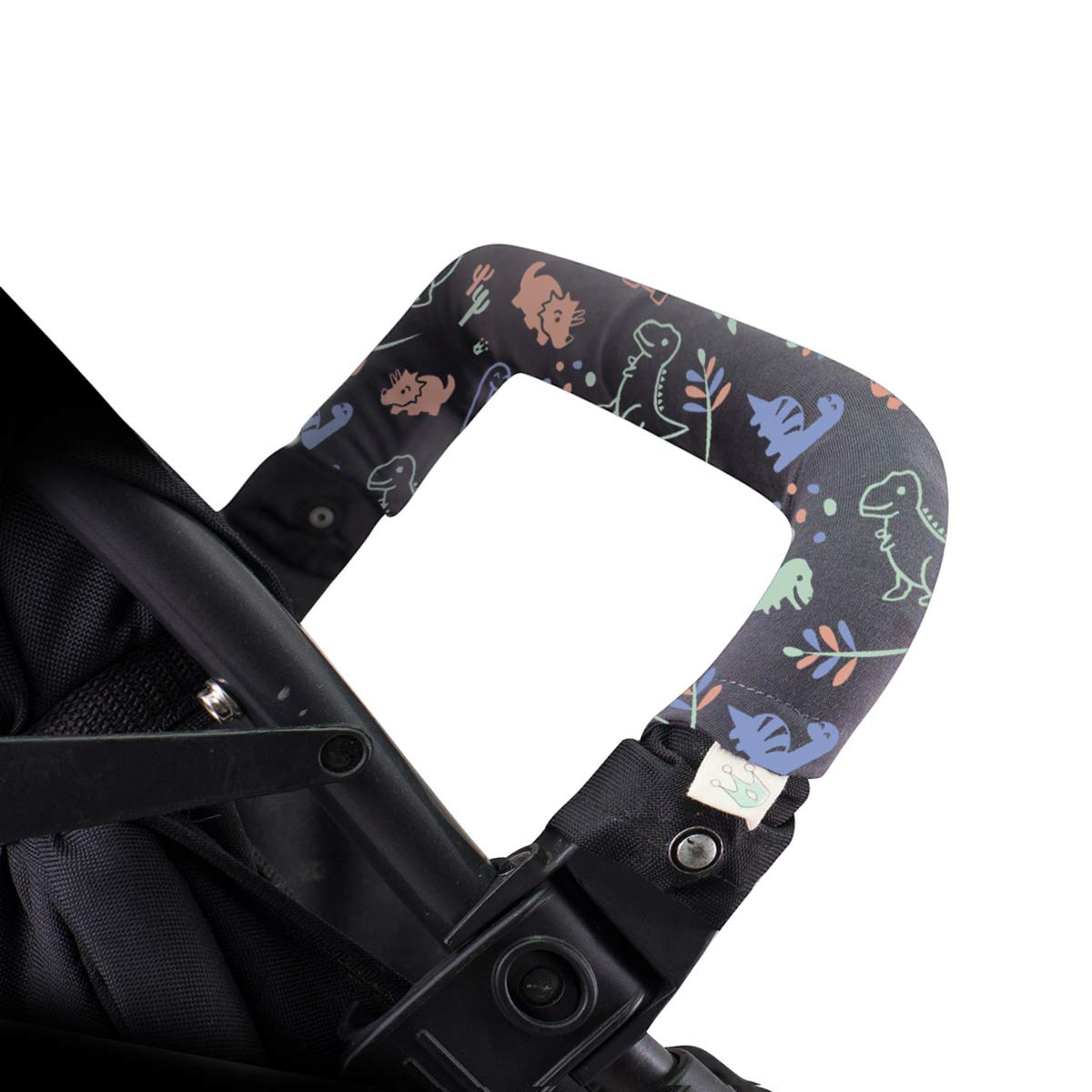 JYOKO Kids Covers Handle, Covers Railing for Stroller (Happy Dino, Twins) — image 1