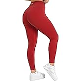 Women's Yoga Pants 7/8 High Waisted Workout Yoga Leggings for Women Butt Lifting Tummy Control Booty Tights