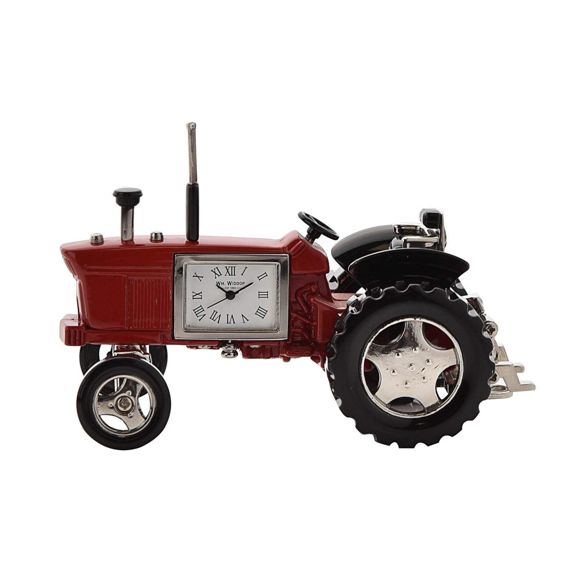 Widdop Bingham, Tractor Miniature Collectors Clock, Red