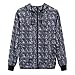 FZDX Hoodie Men's Slim Fit Long Sleeve Lightweight Full-Zip Hooded Sweatshirt Camouflage