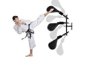 Seenelling Wall Mounted Taekwondo Kick Pad Kicking Pads for Martial Art Target Striking Boxing Paddles Kick Boxing Training E