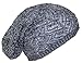 D&Y Women's Lightweight Variegated Zig Zag Loose Knit Skull Cap (One Size)
