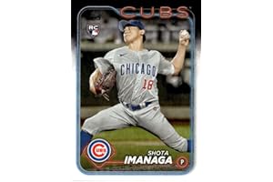 TOPPS TOTAL 2024 Topps Series 2 Baseball #442 Shota Imanaga RC Rookie Chicago Cubs Official MLB Trading Card (Stock Photo shown, card in Near Mint to Mint Condition)