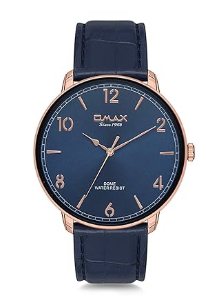 Analog Blue Dial Men�s Watch with Golden Index - DC001R44I