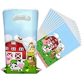OULUN 30pc Farm Animal Birthday Gift Bags, Farmhouse Themed Party Decorations