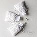 Ling's moment 50pcs White Lace Gift Bag Organza Drawstring Favor Pouchse Wrap for Wedding Party Gift Favor Bags