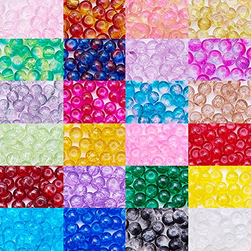 2 Pandahall+Handcrafted+Crackle+Lampwork+Assortment