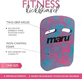 MARU Swimming Kickboard Blue Pink – Easy-Grip EVA Foam 42 x 28 cm view 2