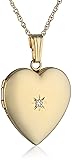 Amazon Essentials 14k Yellow Gold Heart Locket