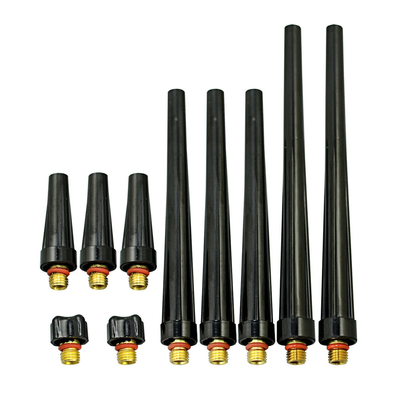 RIVERWELD TIG Back Caps Long Medium Short 41V24 41V35 41V33 41V24L Fit SR PDA DB WP 9 20 25 TIG Welding Torch 10pcs