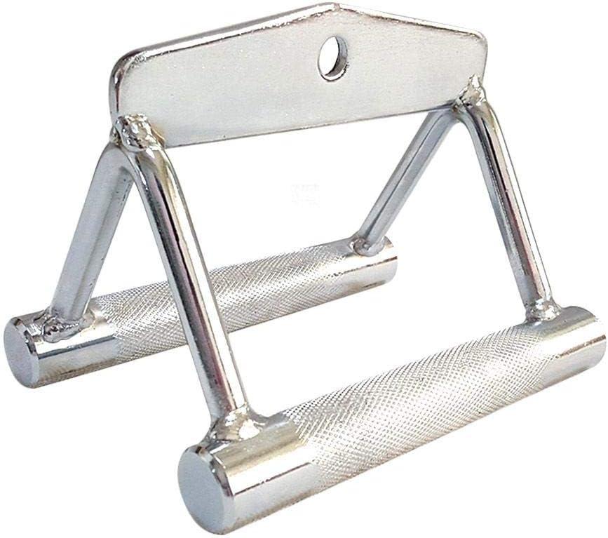 Seasaleshop V handle Fitness Equipment, Seated Row Trolley Rowing Machine Strength Training Equipment Pull Rod.