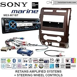Volunteer Audio Sony Mex-m71bt Single Din Marine Radio ... sony xav 601bt wiring harness 