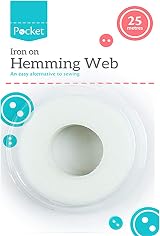 GEMS 25 Metre Hemming Web Tape Iron On Roll for Craft Tailor White UK P&P view 3