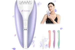 BUBBACARE Epilator, Silent Epilator for Women, 2 Speed Setting Facial Epilator Smooth Glide Epilator for Women Face Epilator, Facial Hair Removal Epilators Hair Remover for Women Face Legs Bikini Arms Legs