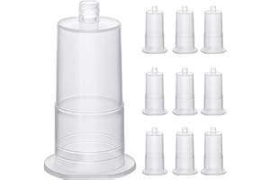 GENERIC 100-Count Needle Holders, Clear, for Safeguard Training and Practice, Medical Plastic Accessories