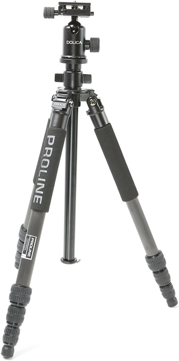 Dolica ZX600B103 Professional 60-Inch ZX Series Carbon Fiber Tripod with Ball Head and Carry Bag (Black)