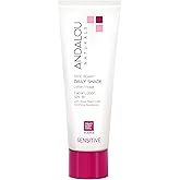 Andalou Naturals 1000 Roses Daily Shade Facial Lotion SPF 18 - 2-in-1 Skin Moisturizer & Face Sunscreen - Ultra Sheer & Hypoallergenic Skincare for Sensitive Skin - With Aloe Vera - 2.7 fl oz