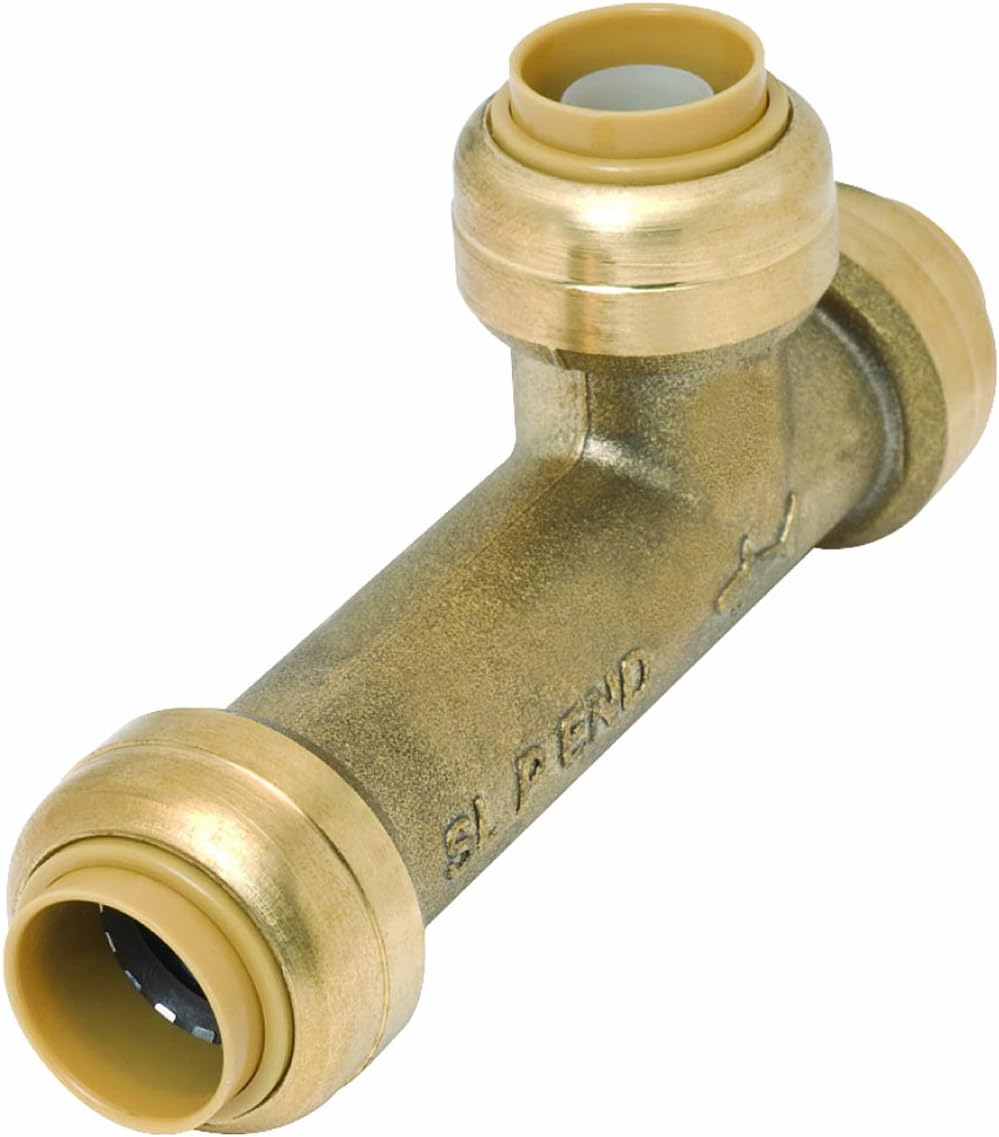 SharkBite U3362LF 1/2-Inch by 1/2-Inch by 1/2-Inch Slip Tee, Pack of 3