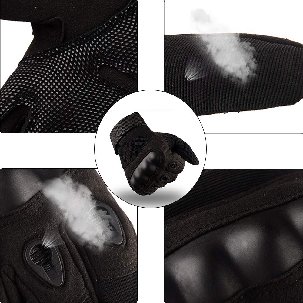LucaSng universal breathable non-slip outdoor sports motorcycle gloves XL