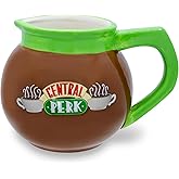 Silver Buffalo Friends Central Perk Pot Ceramic 3D Sculpted Mug, 20 Ounces