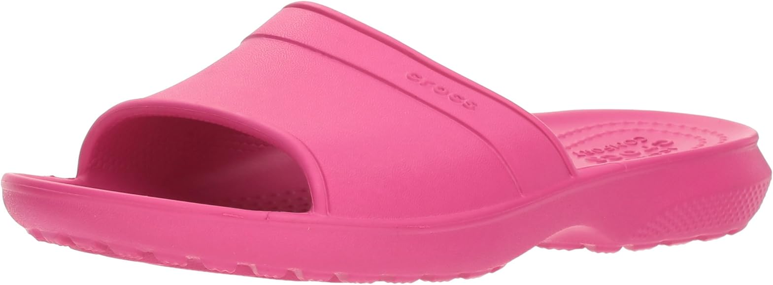 girls pink crocs