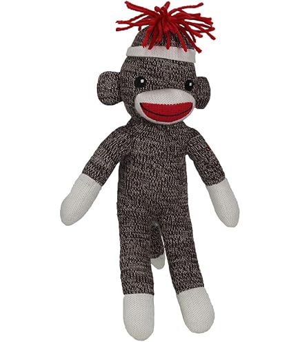 Amazon.com: Plushland Adorable Sock Monkey, The Original