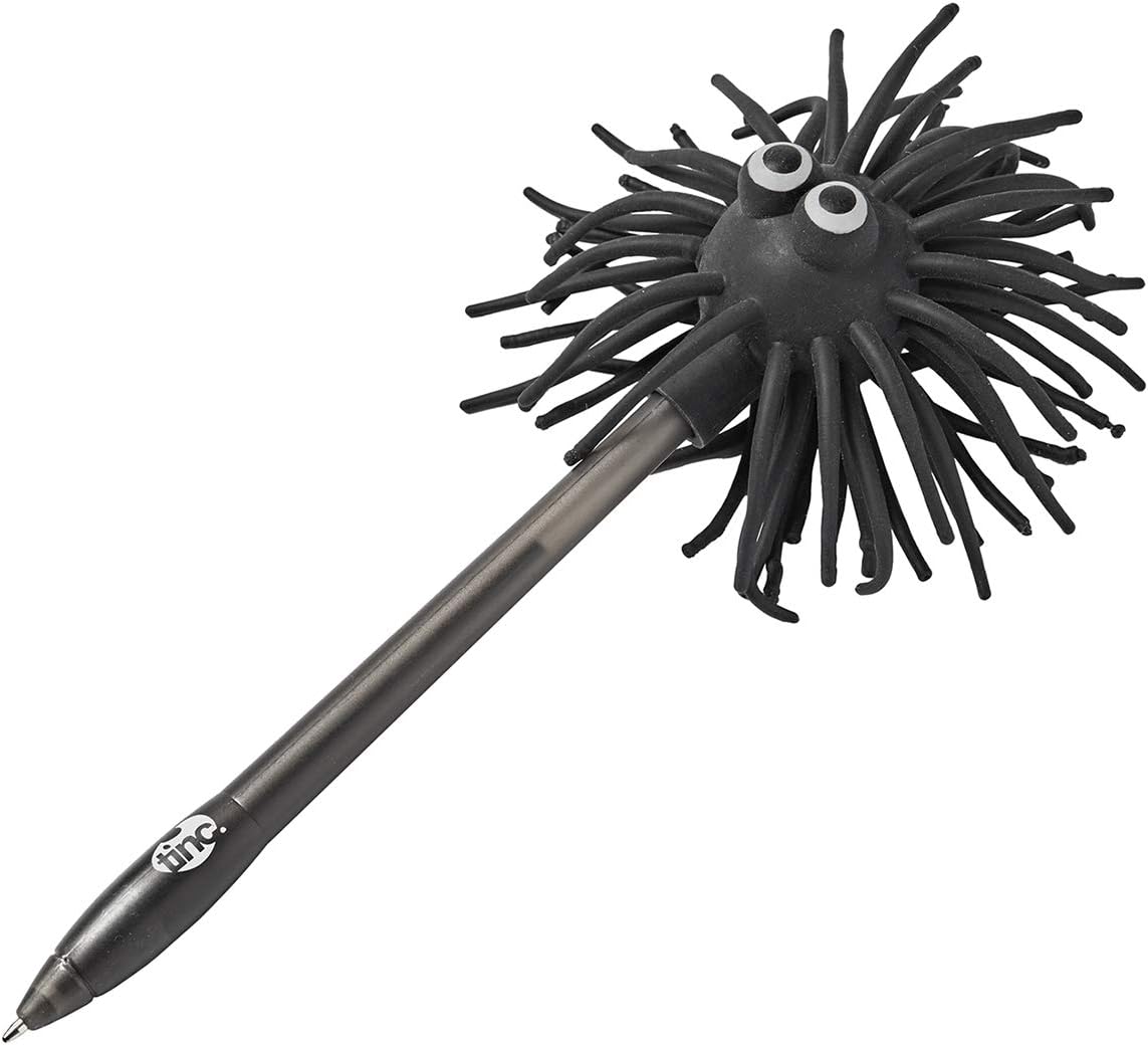 Tinc Kids Novelty Pen, Character Pen with Light Up Topper, Black