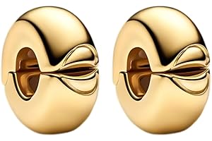 YUMINN 925 Sterling Silver Charms for Bracelets Gold Love and Heart Charms Cherry Blossom Dangle Beads Jewelry for Women