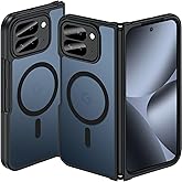 Zhendecase Magnetic Case for Google Pixel 10 Pro Fold, Pixel Fold Case for MagSafe Compatible Wireless Charging, Skin-Friendly & Smooth Touch, Military-grade Shockproof & Drop-proof Cover, Slim, Black